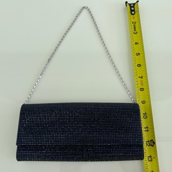UDITH LEIBER NAVY CRYSTAL CLUTCH BAG NWOTS! - Picture 13 of 17